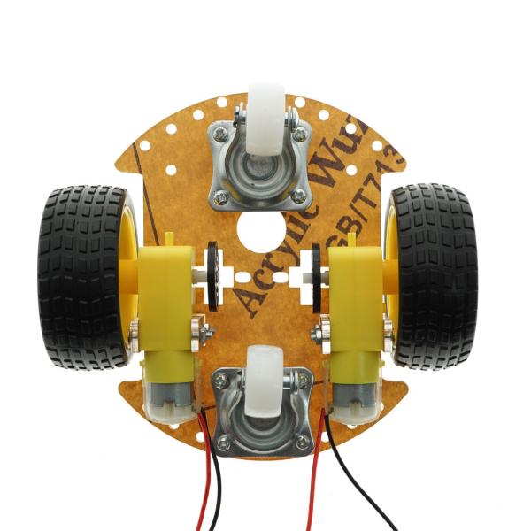 Quality UNO R3 2WD Smart Robot Car Chassis Kit ABS Universal Wheel For STEM Education for sale