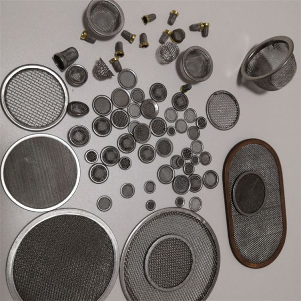 Stainless Steel 304 316 Aperture 4um Wire Mesh Filter Disc With Enfolded Edge