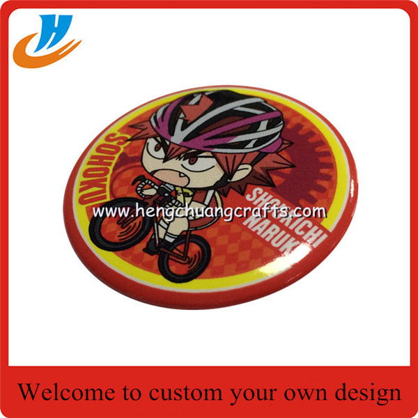 School tin badge for souvenir gifts custom school pin badge with logo
