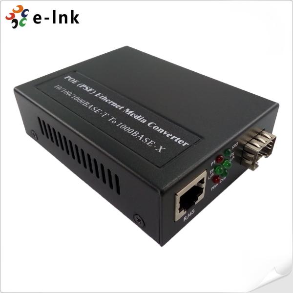 Quality IEEE 802.3af IEEE802.3at Ethernet Media Converter Fiber To Ethernet for sale