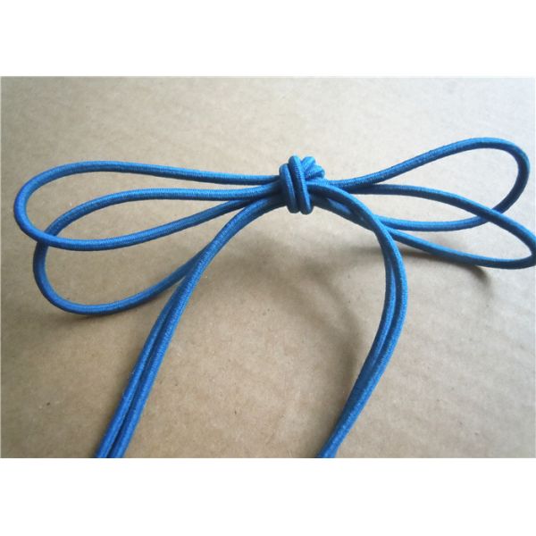 Customized Elastic Macrame Cotton Cord / Waxed Braided Cord Lightweight