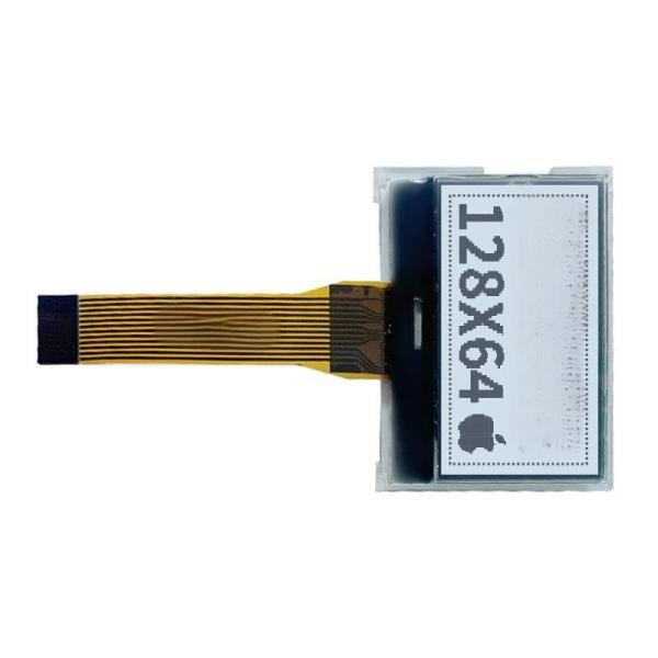 Quality 200 Cd/M2 Monochrome LCD Display 128x64 Dot Matrix LCD Display for sale