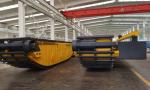 Customized Floating Amphibious Excavator Pontoon Q355B Q690 Q345BUndercarriage