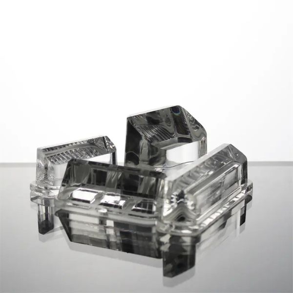 Aspheric Optical Borosilicate Glass Airport Runway Led Light Prisms Glass Lens
