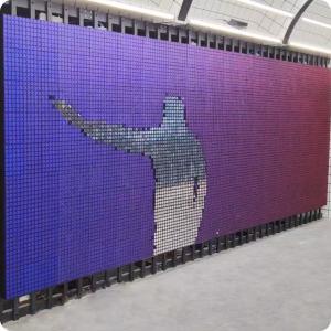 China High Frame Rate Mechanical Flip Dots Display 8x8 Flip Dot on sale