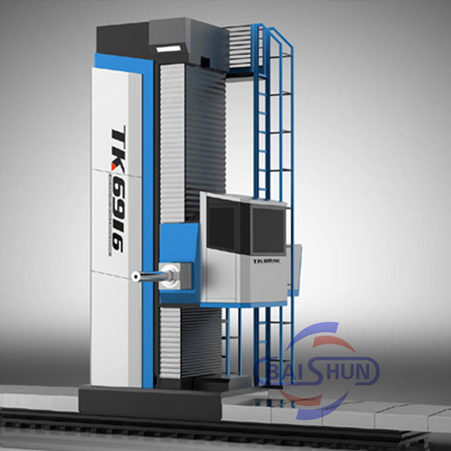 Deep Hole Drilling CNC Rotary Table Horizontal Floor Type Boring Mills With Siemens System