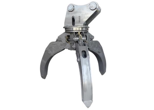 Quality Plastic Covered Orange Peel Grab , Scrap Handling Grabs For Grabbing Anti Wave Block for sale
