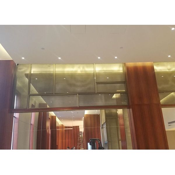 Restaurant Hotel Architectural Woven Wire Mesh Stainless Steel 304 Cable Rod