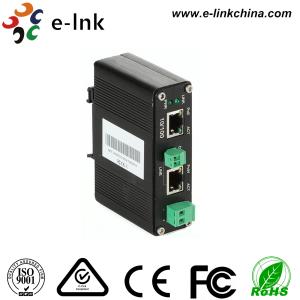 China Industrial 10/100Base-TX Ethernet over UTP with PoE+ PoW Extender on sale