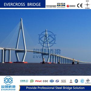 Buy cheap Customized Width Cable Suspended Bridge Steel Frame Bridge Double Span product