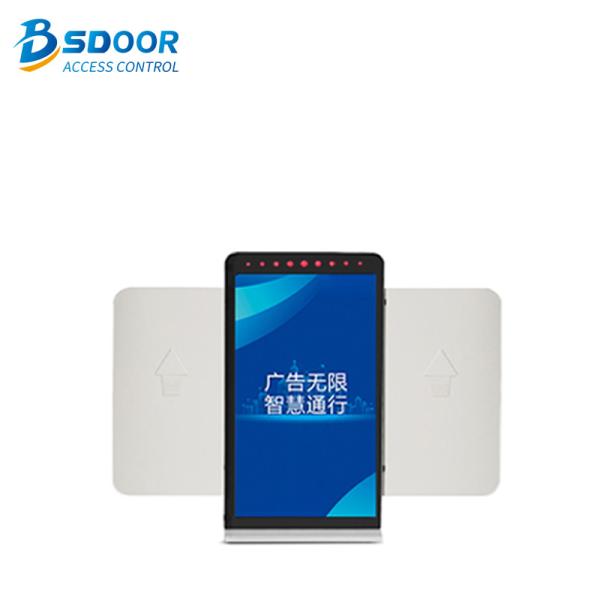 Quality Retractable SS304 Pedestrian Security Gate Rfid Card Reader for sale