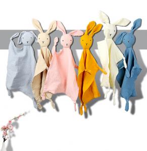 Buy cheap Baby pure cotton comforter baby sleeping doll rabbit comforter handkerchief comforter toy product
