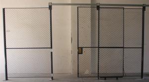 Buy cheap Full Height Wire Mesh Partition Panels Metal Mesh Security Door For Inventory System product