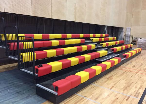 Quality Mental Platform Telescopic Seating Systems For Polymer Bench Low Maintenance for sale