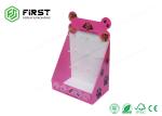 Recyclable Paper Handmade Logo Printed Cardboard Counter Display Stand With