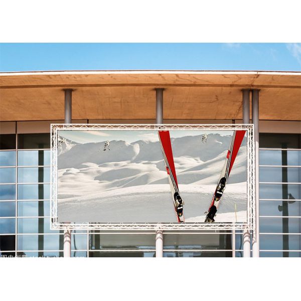 Ultra Wide Viewing Angle Low Power Consumption P10 Time Square Digital Billboard
