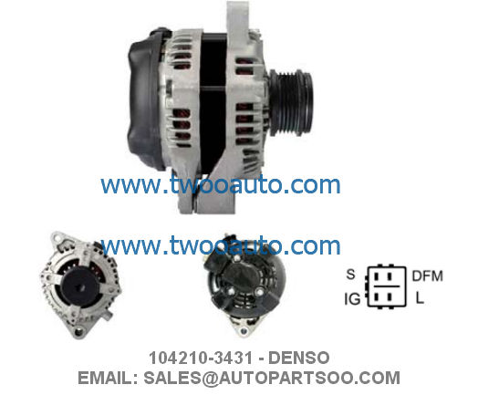 100213-0745 100213-1260 - DENSO Alternator 12V 50A Alternadores