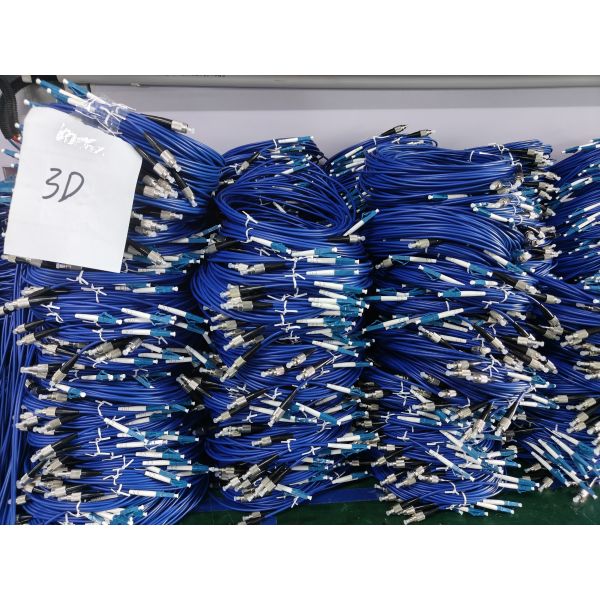 Connector Sc Upc Patch Cord 15m 3.0mm Blue LSZH Flame Resistant FTTH FTTX