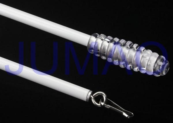 Quality Iron Steel Pipe Basic White Curtain Rods Electroplating Surface With No Break for sale