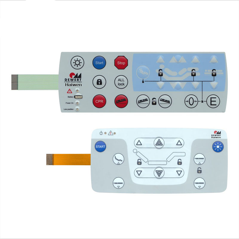 3m Adhesive Membrane Dome Switch Push Button Flexible Membrane Keypad