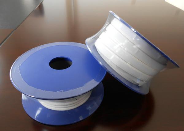 Quality Smooth Expanded PTFE Gasket Tape / One Side Adhesive PTFE Sealing Tape for sale
