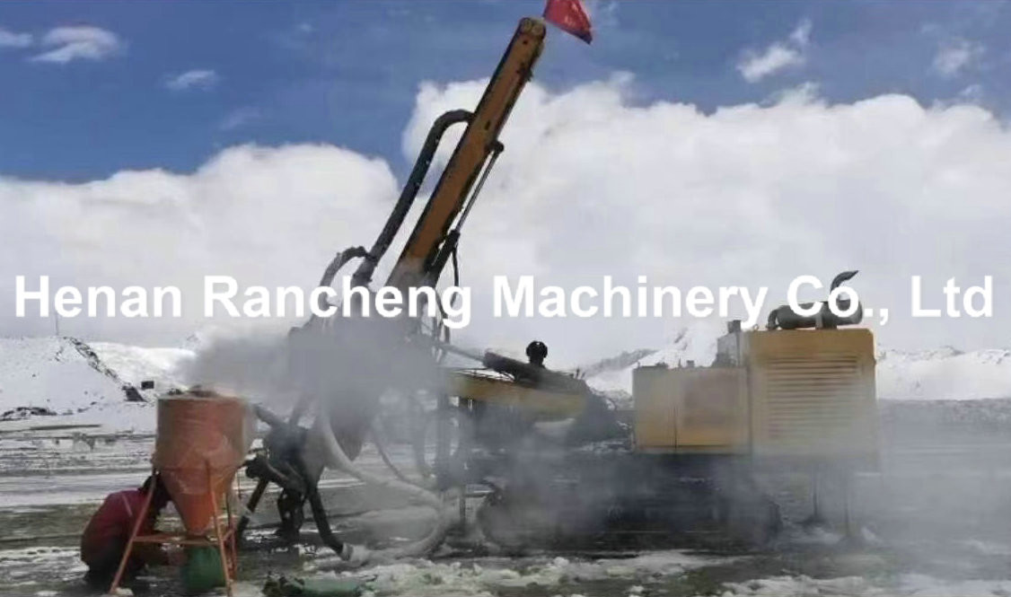 RCJ150RC Hydraulic Engineer Drilling Rig For 125W Engine Power 8000N.M Max Output Torque