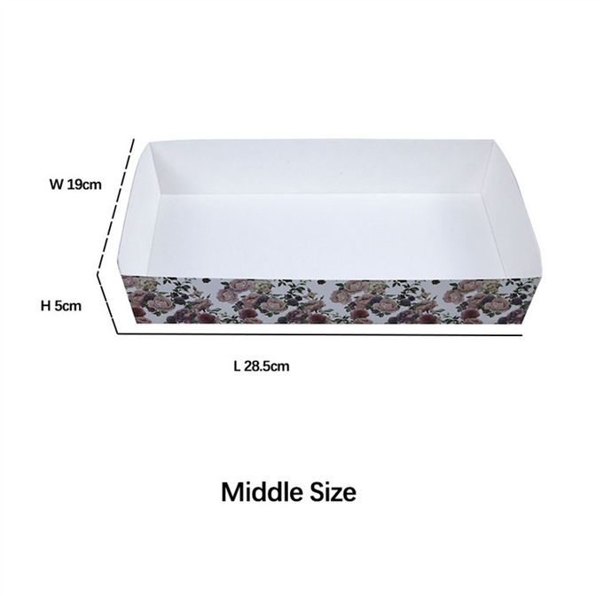 Oven Safe Long Rectangle Paper Cake Baking Pans High Temperature Resistant Loaf Pans Paper