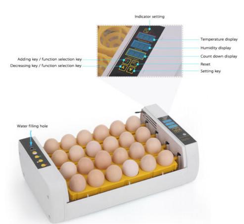 Quality Industrial Auto 96 Egg Incubator Easy Cleaning With Electronic Thermostat for sale