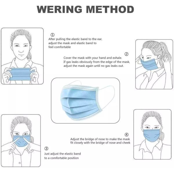 98% BFE Disposable Face Mask