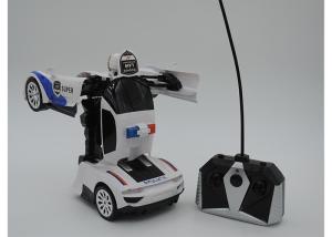 China Remote Control Transformers Police Car Toy Autobot Hand Induced Deformation on sale
