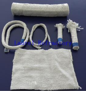 Buy cheap Thermal Insulation Refractory Ceramic Fibers Cloth / Tape / Twisted Rope product