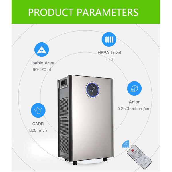 HOMEFISH Commercial Air Purifier Ultrasonic Luftbefeuchter Anion Concentration 10 Million/Cm3