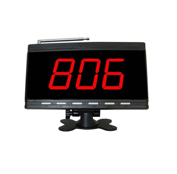Quality black 3 digits queue number display receiver of wireless service calling system HCM1003 for sale