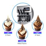 20L/H Automatic Soft Serve Ice Cream Machine for Business Prices Mix Hopper 4Lx2