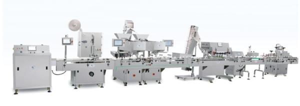 Quality TIANHE Fully Automatic Tablet Counting And Filling Machine / Capsule Bottling Production Line for sale