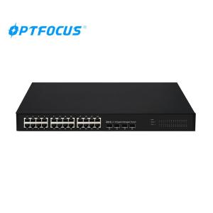 China Factory 24 Port Ethernet Switch 24*1G RJ45 Port+4*10g Fiber Switch for Data Center ISP on sale