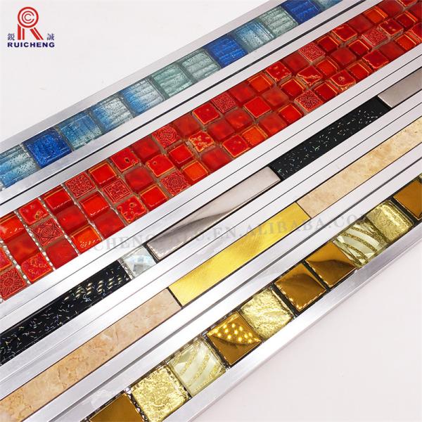 Quality Luxury Tile Listello Trim , Decoration Edge Trim For Mosaic Tile for sale