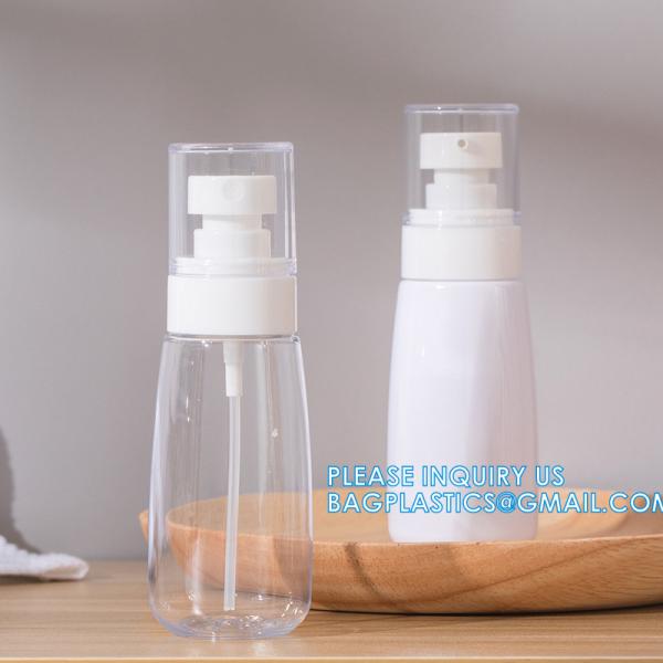 Quality Trigger Spray bottle, Skincare PET Bottle Cosmetic Packaging 60ml 80ml Pump Empty Spray Bottle Pump Bottle for sale