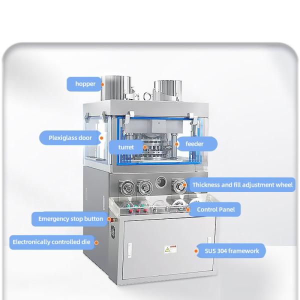 Quality Efficient Rotary Tablet Press Machine for Naphthalene Ball Catalyst Large Pill for sale