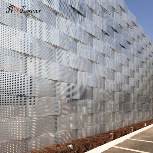 Perforated Aluminum Wall Cladding Panel Sheet Used for Facade Wall