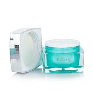 Buy cheap 15g 40g Empty Cream Jar Square Plastic Double Layer Clear Plastic Jars With Lids product