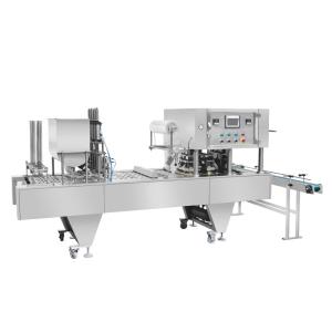 CE Standard 360mm Continuous Food Tray Sealer Machine Gas Flush For Cheese Tofu