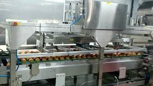 China High Output 380V 50HZ Automatic Bread Production Line With CE Certificate on sale