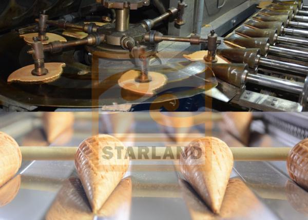 Quality Ice Cream Sugar Cone Making Machie / Cone Wafer Biscuit Machinery for sale