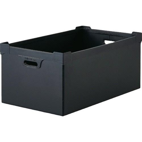 Quality Black ESD PP Folding Corrugated Antistatic Storage Containers Plastic With Lid for sale