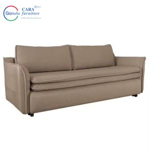 30026 Good Selling Home Hotel Furniture Fabric Sofa Bed Unique Wood Frame Fabric Cover