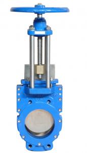 China Ductile Iron Knife Valves PN10 / PN16 Stainless Steel Knife Gate Valve on sale