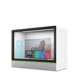 Colorful Refrigerator With Lcd Touch Screen , Flexible Size Transparent Lcd