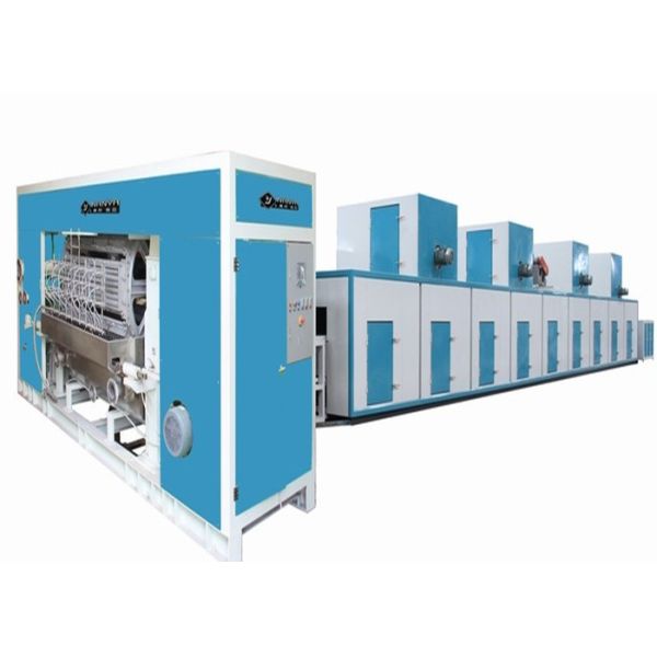 Fully Automatic Pulp Molding Equipment , High Efficiency Egg Tray Production Line