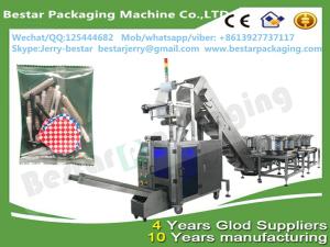 Fully automatic vibrate counting and packing machine for furniture hardware/small screws/plastic parts VFFS equipment